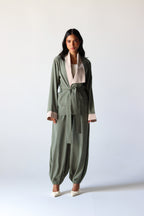Two Toned Set in Olive