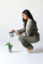 Two Toned Set in Olive
