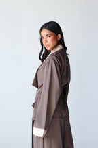 Two Toned Set in Taupe Brown
