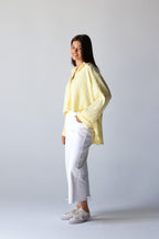 Fluffy Shirt in Butter Yellow