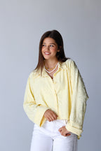 Fluffy Shirt in Butter Yellow