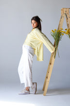 Fluffy Shirt in Butter Yellow