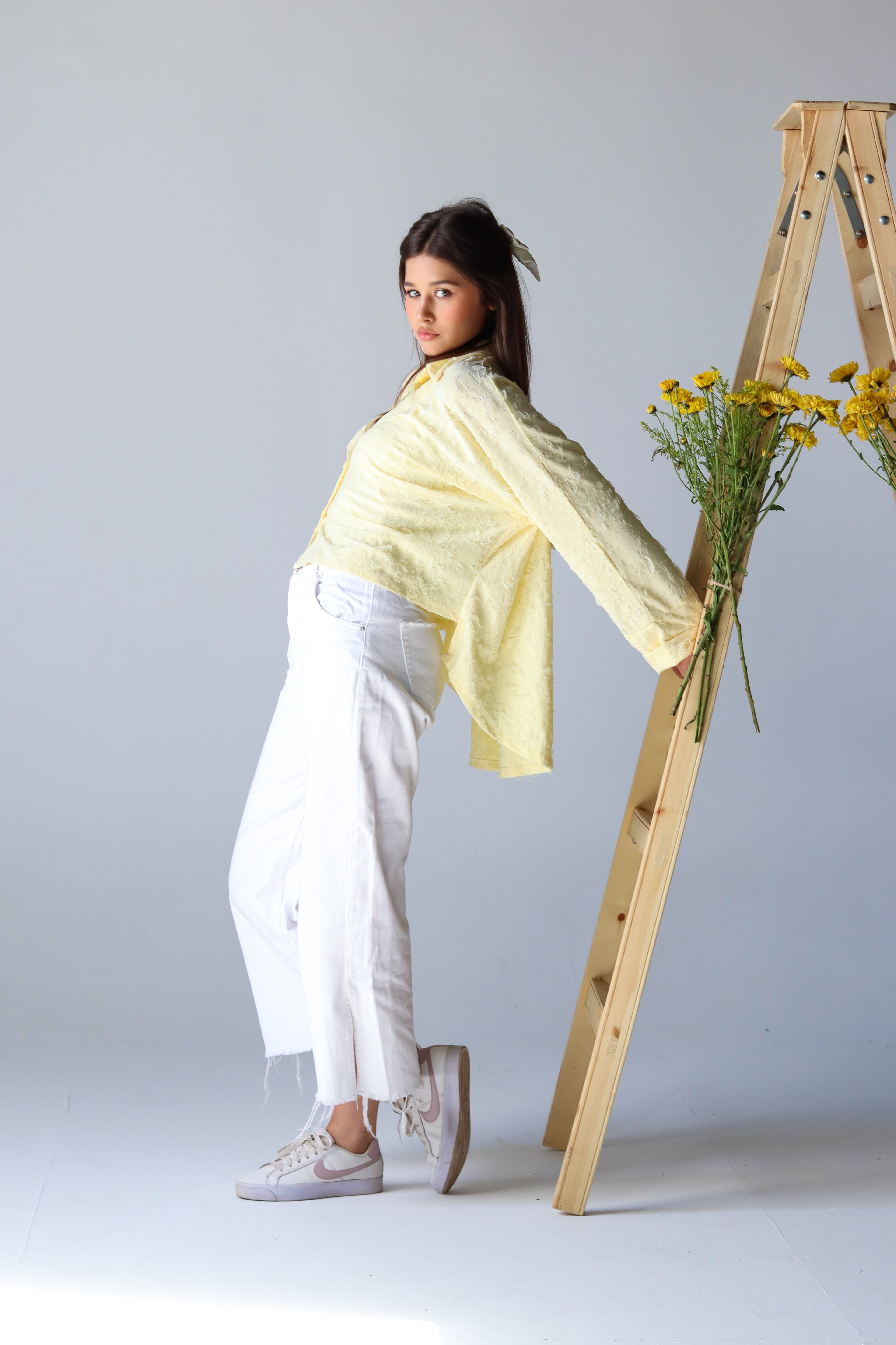 Fluffy Shirt in Butter Yellow
